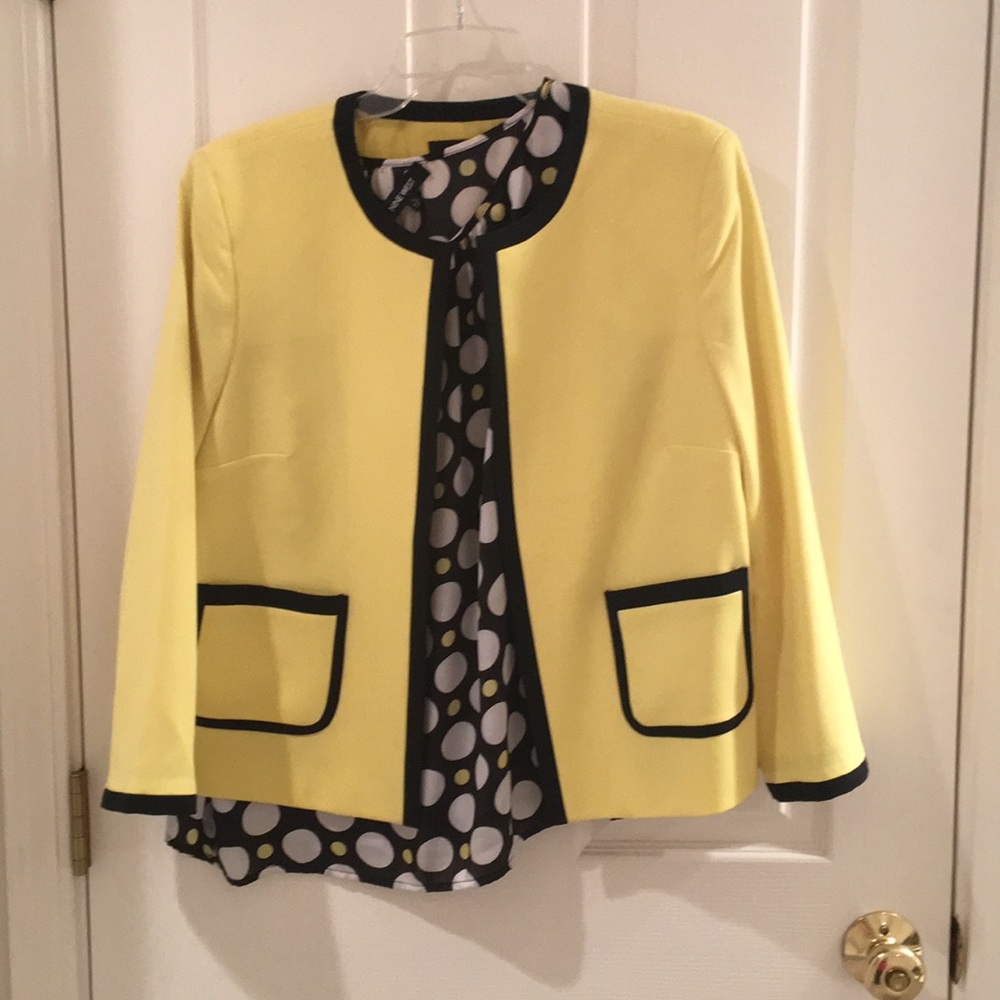 Nine West jacket with matching sleeveless top